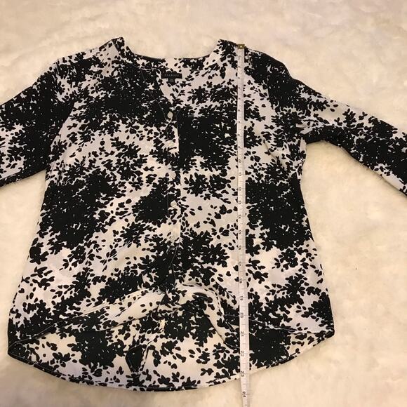 Talbots front tie button down blouse size XS - Picture 3 of 6